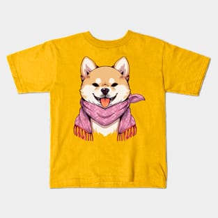 shiba inu Kids T-Shirt